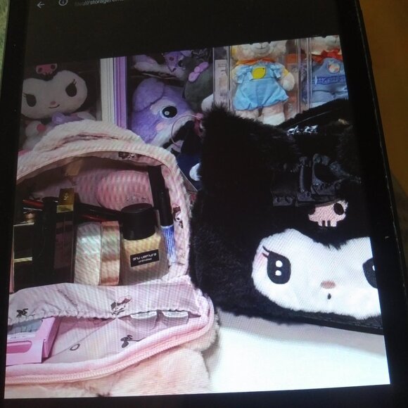 Sanrio Black Makeup Pouch with Bow - Picture 2 of 5